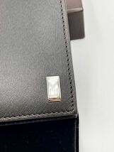 極美品　ダンヒル　二つ折り財布　ダークブラウン 小銭入れ付き　メンズ　カードケース　コインケース　_画像2