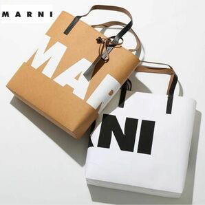 在庫処分セール！　即完品　22AW MARNI TOTE BAG(2カラー) トートバッグ