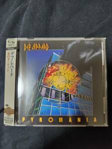 DEF LEPPARD Pyromania 炎のターゲット SHM-CD UICY-25008