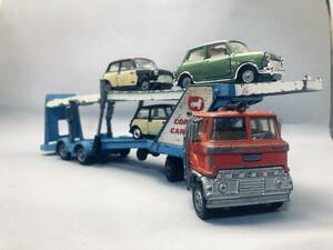  Corgi 1/43[4 шт ] машина Transporter *MINI De-Luxe WICKER WORK x 2 шт *BMC MINI cooper s MAGNIFIQE 1970 годы царапина несколько большее количество 