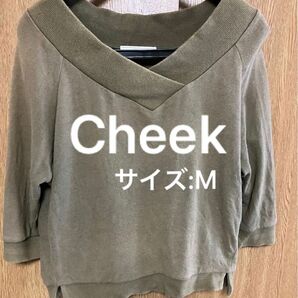 Cheek7部丈トレーナー　半袖トレーナー