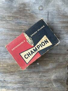 N-10Y NOS CHAMPION SparkPlugs Vintage チャンピオン スパークプラグ 10本 箱付きデッドストック ビンテージ USA アメ車 ハーレー 旧車