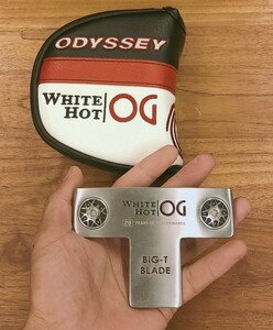 美品！ オデッセイ WHITE HOT OG BIG-T BLADE ODYSSEY ホワイト ホット OG カバーあり