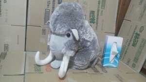  mammoth gray ..BIG soft toy Pao Pao .. era 