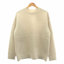 steven alan / スティーブンアラン | HAMILTON MOCK NECK KNIT LOOSE ハミルトン ラムズウール モックネック ニット セーター | L | OFF WH_画像1