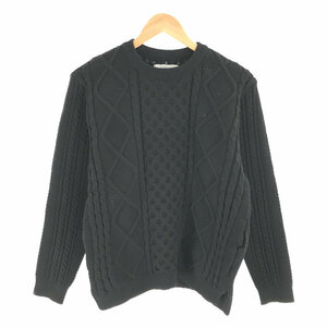 【美品】 CURLY / カーリー | PROSPECT FISHERMAN SWEATER ポリエステル プロスペクト フィッシャーマン ケーブル ニット セーター | 1 |