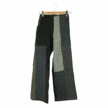 【新品】 MALION vintage / マリオンヴィンテージ | 2018AW | tweed patch work pants リメイク ツイード パッチワーク パンツ | 25 | ASS_画像1