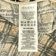 【新品】 GUCCI / グッチ | 2021AW | 652126 ツイード Gロゴ モチーフ ラメ入り フレア スカート ハンガー・カバー付き | 40 | ベージュ /_画像8