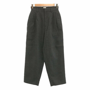 IENA / Iena | 2022AW LA BOUCLE wool tuck slacks pants | 34 | gray 