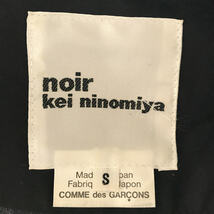 【美品】 noir kei ninomiya / ノワール ケイニノミヤ | AD2019 2020SS | チュールブロードシャツワンピース | S | ブラック_画像6