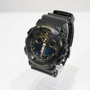 G-SHOCK / ジーショック | CASIO CamouflageDialSeries カモフラ アナログ腕時計 箱 ケースあり | ブラック