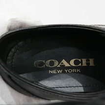 COACH / コーチ | G1042 プレーントゥカーフレザーシューズ | 25.0cm | ブラック_画像9