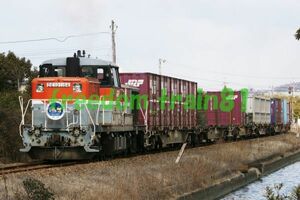 鉄道写真 03197:DE10-1164貨物 山陽線三石～尾道開業130周年HM