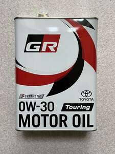 【4L】GR MOTOR OILTouring 0W30 4L×1缶 TOYOTA GAZOO Racing トヨタ純正 全合成油 ジーアール⑦