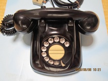 黒電話 昭和レトロ 電話機 当時物 レトロ 4号 日本電信電話公社　美品です。_画像2