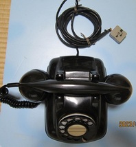 黒電話 昭和レトロ 電話機 当時物 レトロ 4号 日本電信電話公社　美品です。_画像3