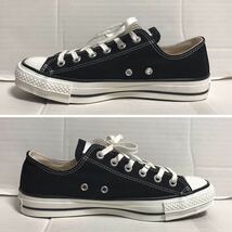 送料無料 converse コンバース ALLSTAR オールスター MADE IN JAPAN 日本製 Low ローカット 黒 ブラック× 白 ホワイト 25.0_画像2