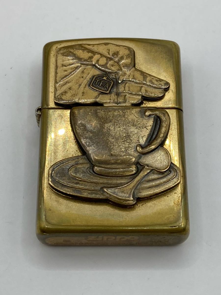 4553】 ☆1円スタート 希少 TEA ヴィンテージ ZIPPO ジッポー BRADFORD