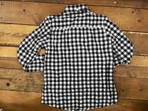 patagonia パタゴニア レディース チェックシャツ ギンガムチェック size0 ボタン USED _画像2