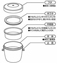 スケーター(Skater) 丼ぶりステンレス弁当箱 抗菌 保温 シルバー 直径130x高さ130mm 800ml STLBD8AG_550416_画像5