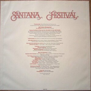 ★サンタナ SANTNA/フェスティバル FESTIVAL 国内初回盤 25AP 333 ワンオーナー品 極美盤★の画像6