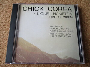 Chick Corea/Chick & Lionel Live At Midem チック・コリア ライオネル・ハンプトン 78年 伝説のライブを収録した、大傑作大名盤♪！廃盤♪