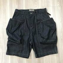 TROVE GEAR HOLIC BIG POCKET SHORTS 4 XL L トローブ トローヴ ビッグ ポケット デニム ショーツ ショート パンツ 岡部文彦 ギアホリック_画像1