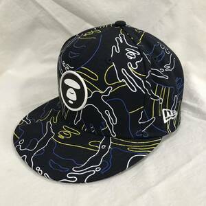 AAPE BY A BATHING APE NEW ERA APUNVS 9FIFTY CAP BAPE HAT アベイシングエイプ キャップ 帽子 刺繍 ハット マルチ カモ グラフィック