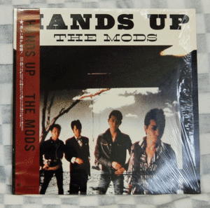 HANDS UP/THE MODS/28-3H-106/LPレコードです。☆「激しい雨が」収録！