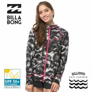 Lサイズ★BILLABONG ラッシュガード 水陸両用 ビラボン レディース 長袖ラッシュガード