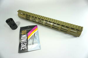 実物 非売品 NOVESKE N4 NSR 13.5 Light Afghan レール Bazooka Green DEVGRU M725 M723 M733 M16A2カービン M4 PTW ガスブロ GBBR