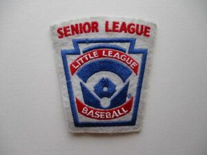 リトルリーグ LITTLE LEAGUE BASEBALL『SENIOR LEAGUE』ワッペン/シニアリーグPATCH少年硬式ベースボール野球パッチMLBアップリケ V194