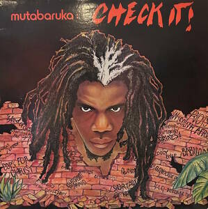 Mutabaruka - Check It! / レゲエ～ダブのみならず、幅広く活躍するアーティスト達から支持を受けるダブ・ポエットの名作。