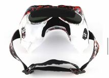 新品$ オートバイ フェイスマスク バイク サバイバルゲーム サバゲー マスク アクセサリー ファッション クール 髑髏 骸骨 スカル 黒_画像5