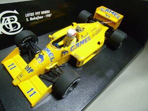 PMA 1/18 ロータス ホンダ 99T 中嶋悟 1987 CAMEL タバコ仕様