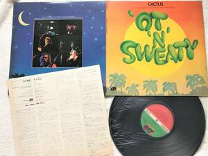 国内盤 / Cactus / 'Ot 'N' Sweaty / P-8267A, 1974 / キズ多め / ライヴとスタジオ録音とで構成された カクタスの最強傑作 