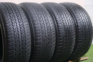 ＜バリ溝/ホワイトレター＞ダンロップ グラントレックAT AT25 265/60R18 110H 4本 ランクルプラド ハイラックス ベンツ W463 Gクラス など