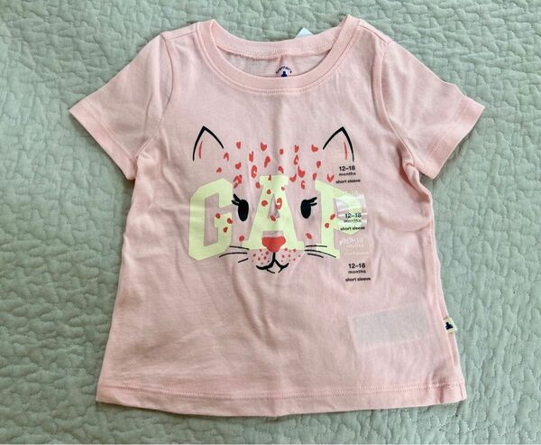Tシャツ 新品未使用 半袖Tシャツ 女の子 GAP ギャップ ピンク 子ども服 80