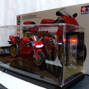 【DUCATI916】ドゥカティ916 プラモデル1/12改造品 / LED(ヘットライト・スタートシグナル&スタート順送り点滅) /// ケース付き です。の画像6