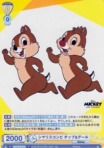 ヴァイスシュヴァルツブラウ Disney CHARACTERS シマリスコンビ チップ&デール(N) DSY/01B-013 Disney