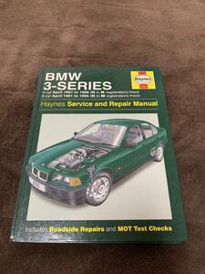 ★HAYNES BMW 3-シリーズ サービス リペア マニュアル 1991-1995/1996☆中古品☆★