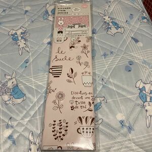 キッチンアルミシート(うさぎ柄のピンク)×2枚入