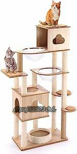  cat family cat tower wooden slip prevention mat attaching space ship Capsule large many head .... put type large cat nail .. cat tower nail sharpen height 178cm