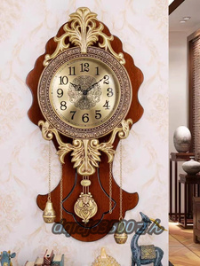 超人気★豪華 壁掛け時計 静音 飾り物 壁掛け時計 ヨーロッパ式　応接間 トレロ 