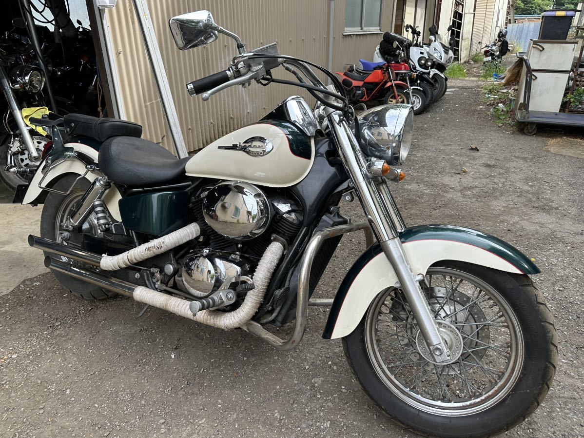 HONDA・SHADOW400・NC34・ジャンク・レストアベース