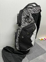 送料無料 超希少 美品 日本未発売モデル USA サンマウンテン Sun Mountain 10.5型 14分割 Diva Cart Bag ゼブラ 迷彩 キャディバッグ_画像1