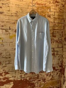 90s BROOKS BROTHERS IRISH LINEN B.D.SHIRT ブルックスブラザーズ アイリッシュリネン リネンシャツ ボタンダウンシャツ BDシャツ 80s