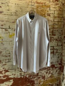 90s Ralph Lauren OXFORD B.D.SHIRT YARMOUTH ラルフローレン オックスフォードシャツ ボタンダウンシャツ BDシャツ アメトラ トラッド 80s