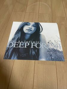 Do As Infinity メガジャケ 縦約30cm 横約30cm 伴都美子 DEEP FOREST