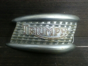  lock n roll Biker style Vintage 80'sTRIUMPH buckle 